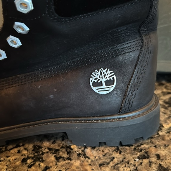 Timberland Black leather Boots 9 - Picture 2 of 16